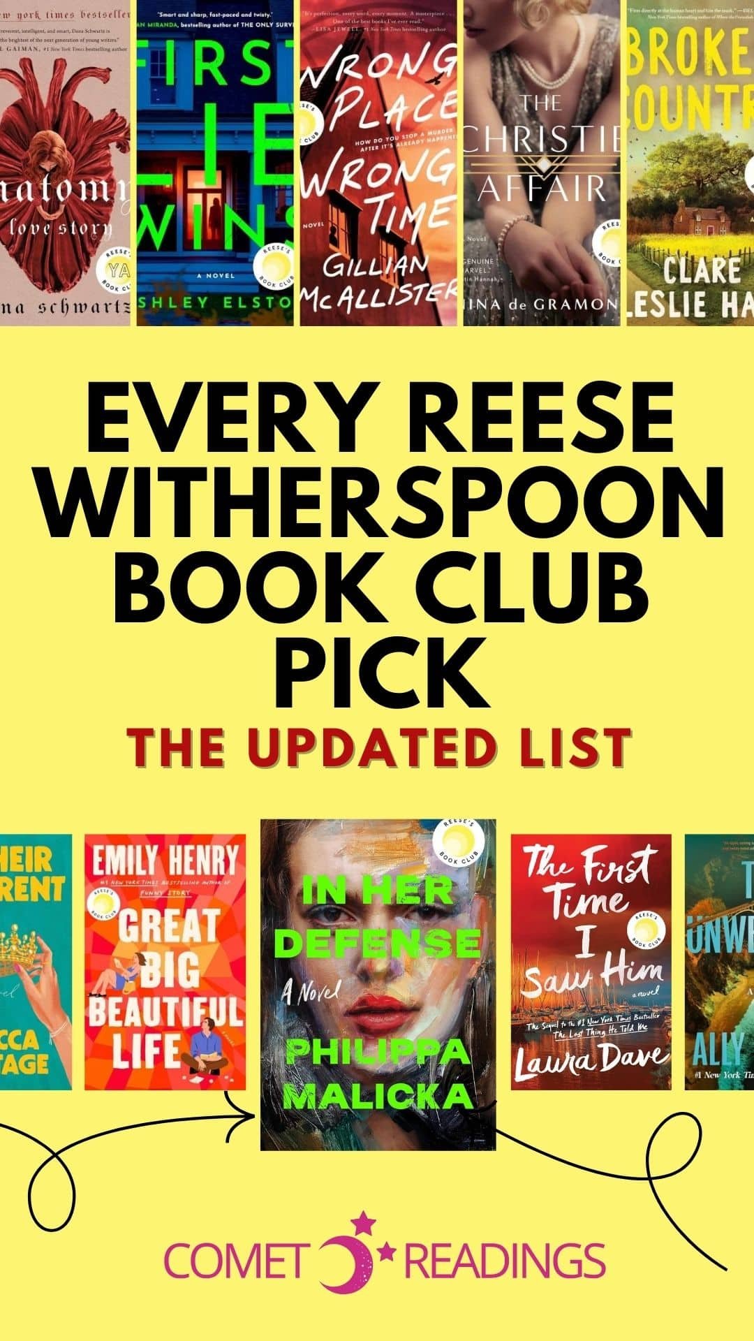 (Updated March 2026) The Full Reese's Book Club List (Updated March 2026) The Full Reese\'s Book Club List