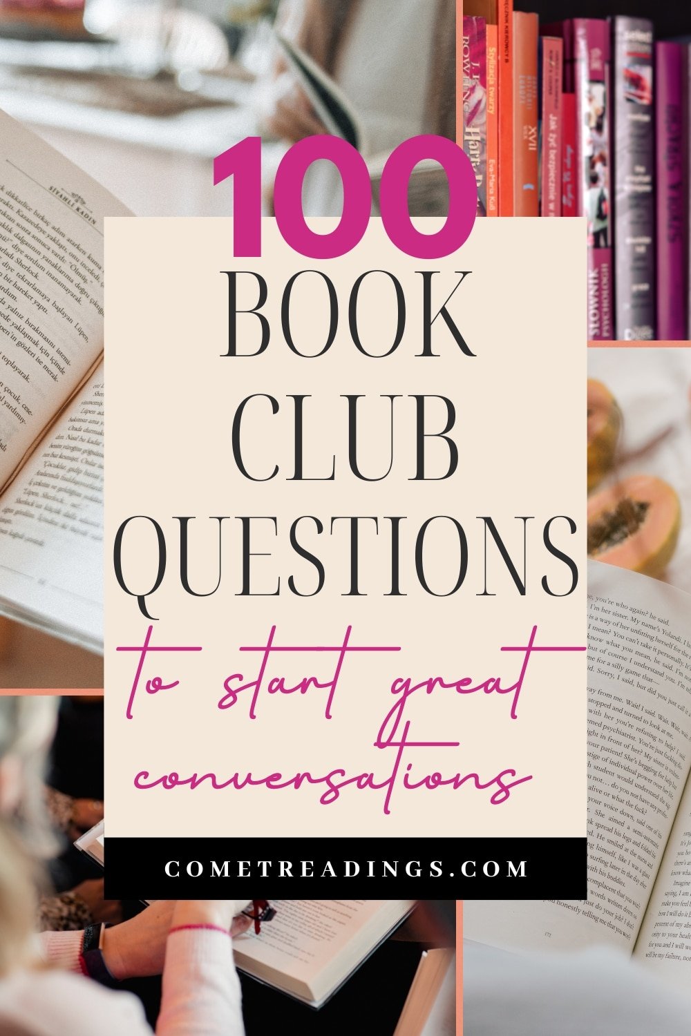 book club questions here one moment