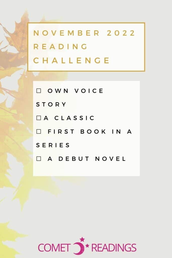 NOVEMBER READING CHALLENGE 2022