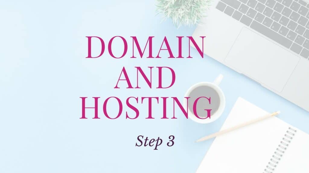 BOOK BLOG DOMAIN AND HOSTING