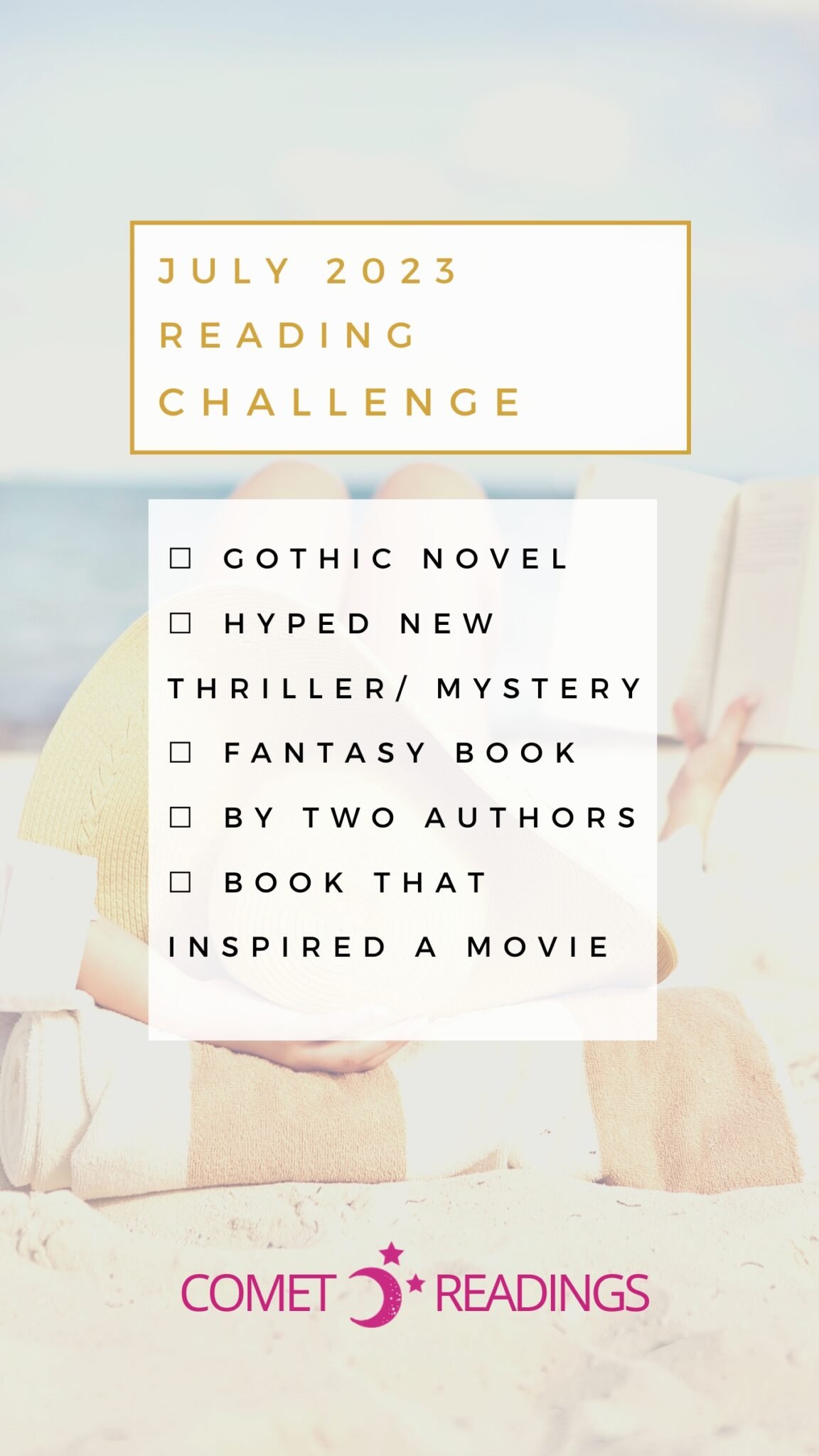 2023 Reading Challenge – Comet Readings