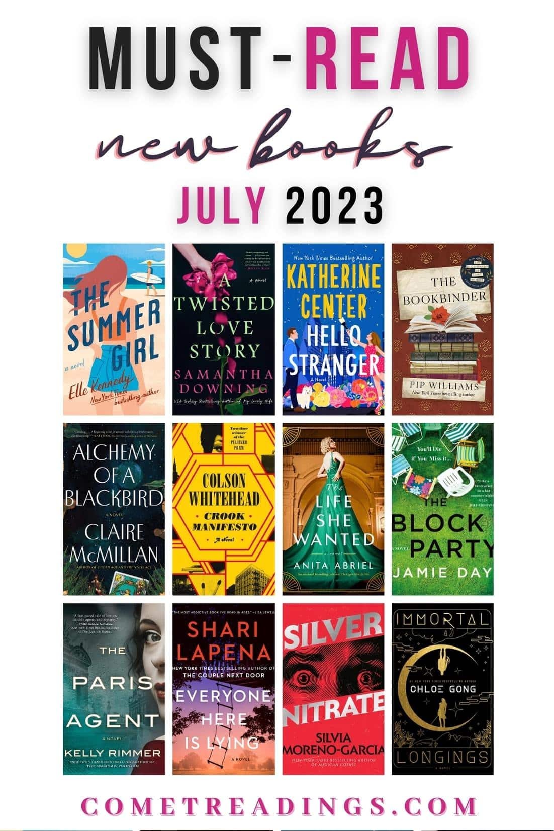 Top July 2023 Book Releases For A Great Summer – Comet Readings