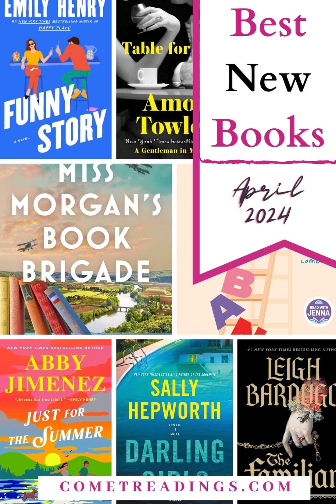 The Amazing List Of April 2024 Book Releases – Comet Readings