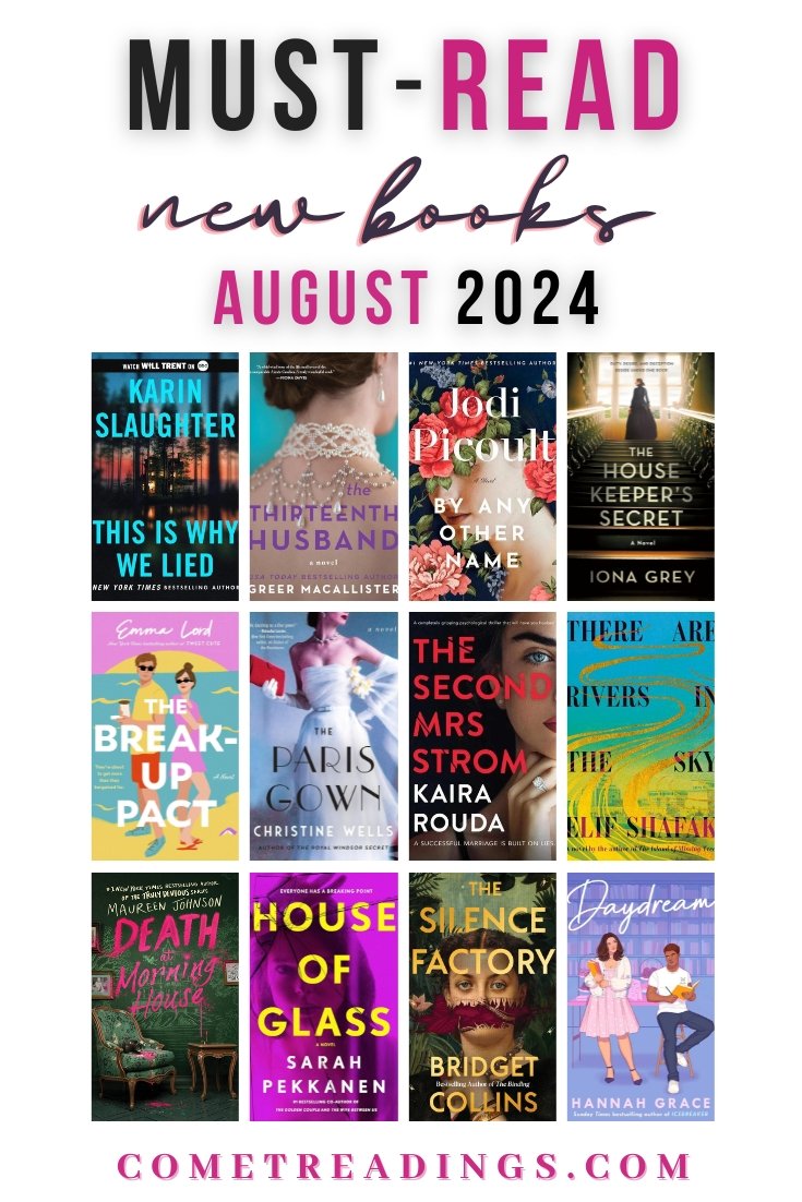 The Best New August 2024 Book Releases To Read Soon – Comet Readings