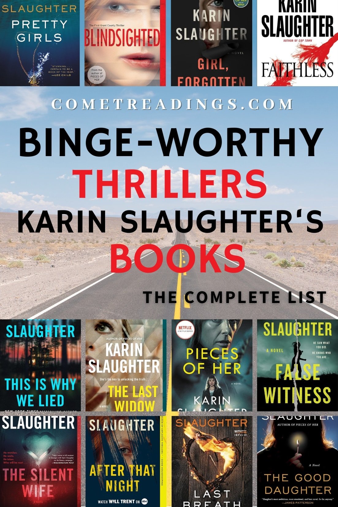 The Full List of Thriller Books by Karin Slaughter The Full List of Thriller Books by Karin Slaughter