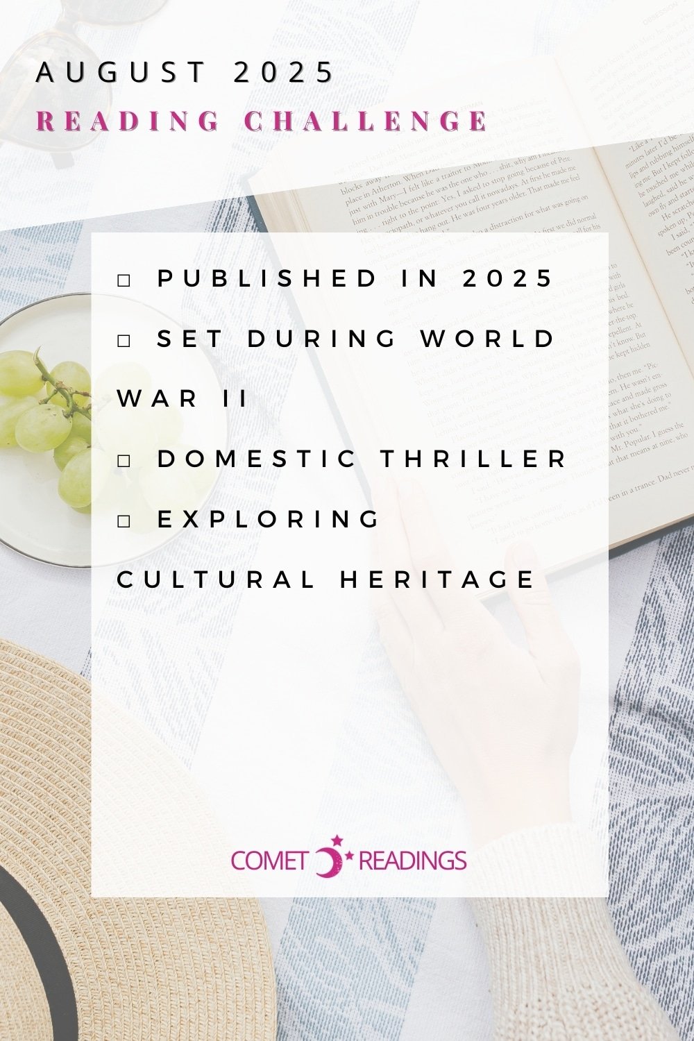 Comet Readings\' 2025 Reading Challenge