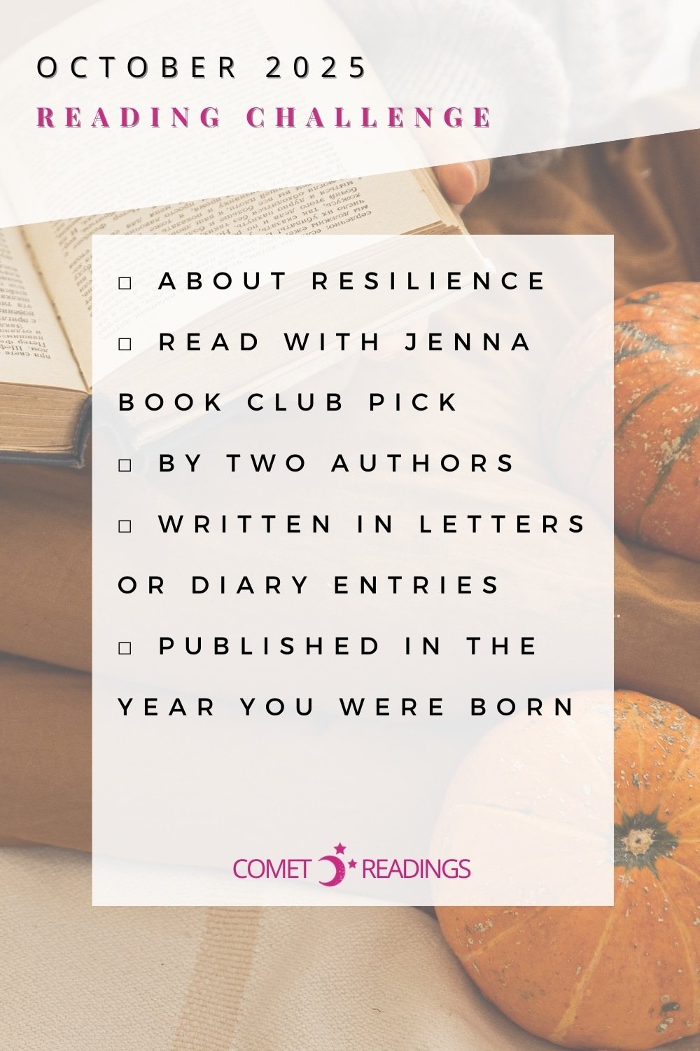 Comet Readings\' 2025 Reading Challenge