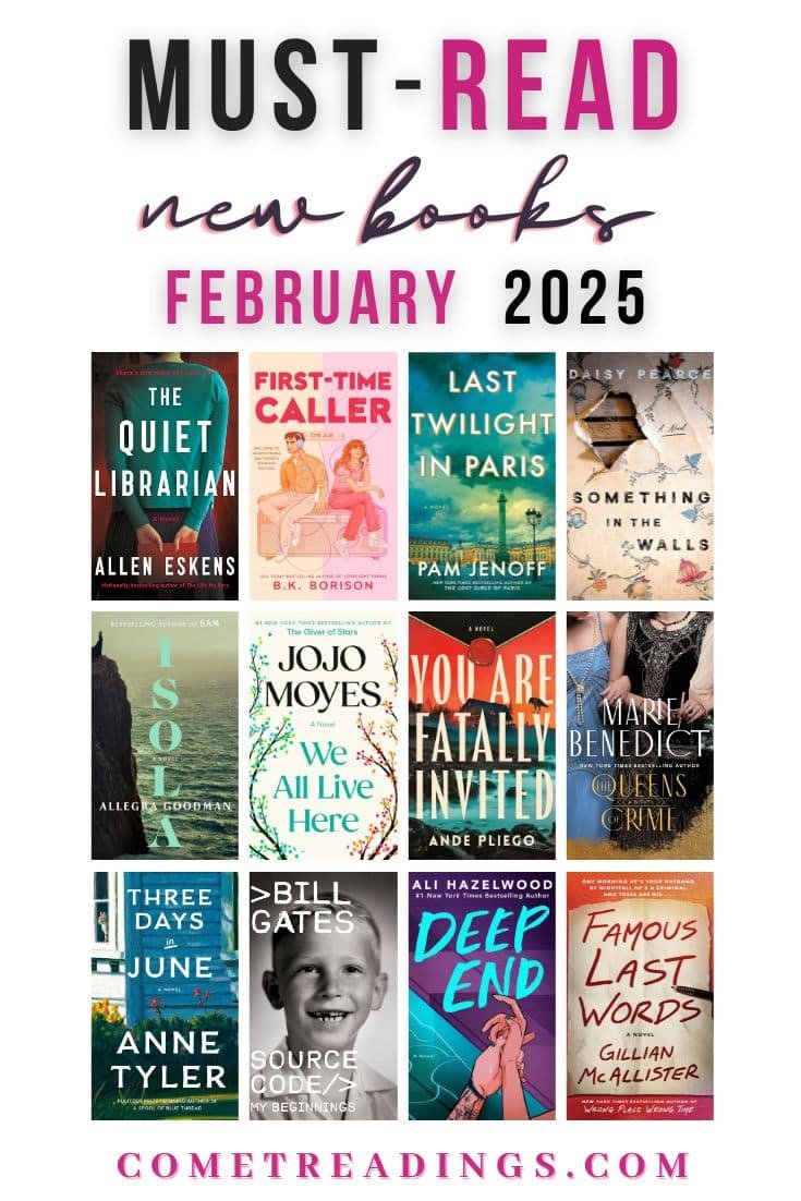 The Most Exciting List Of February 2025 Book Releases Comet Readings