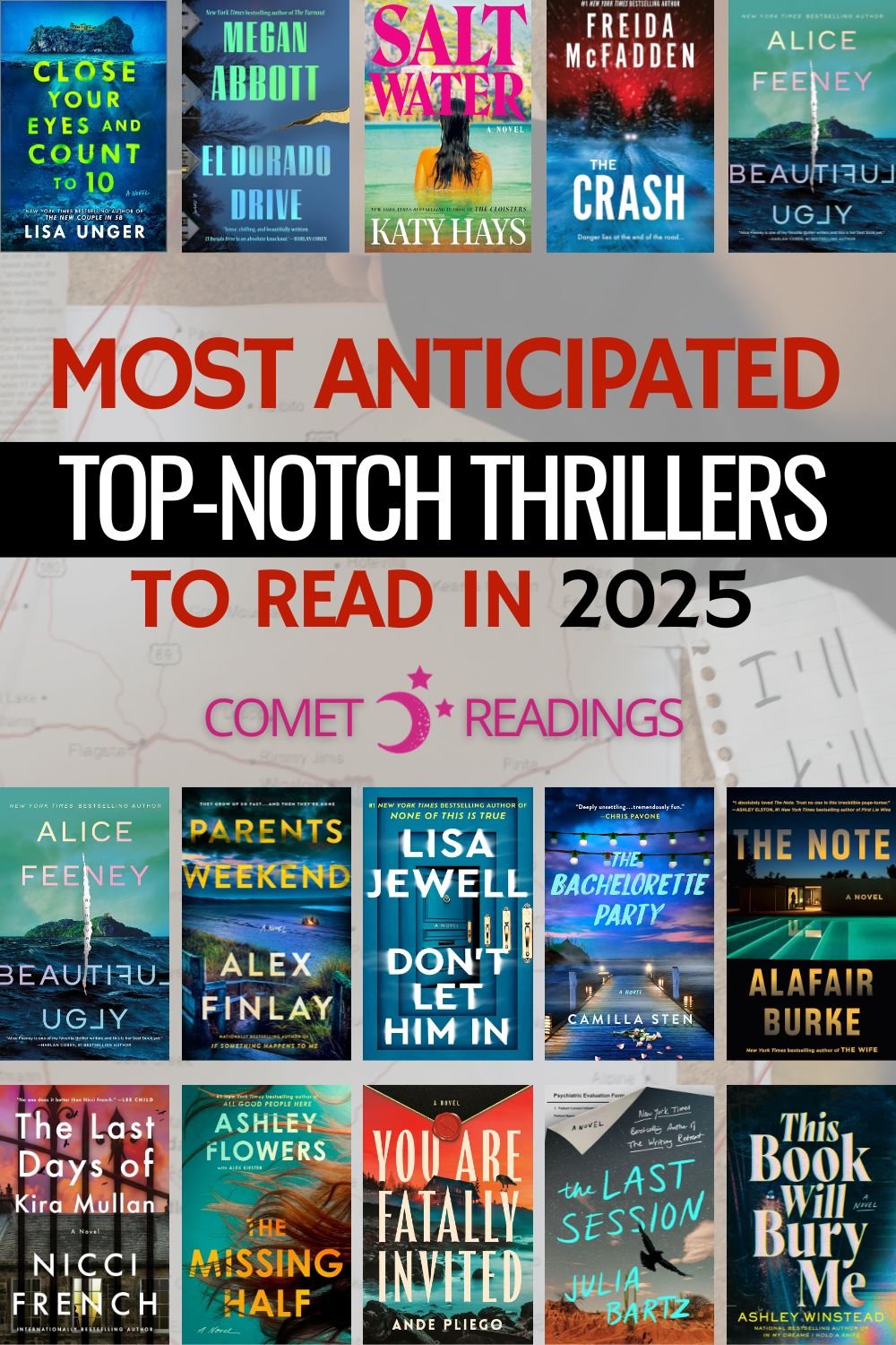 Most Anticipated Mystery And Thriller Books Of 2025 Comet Readings