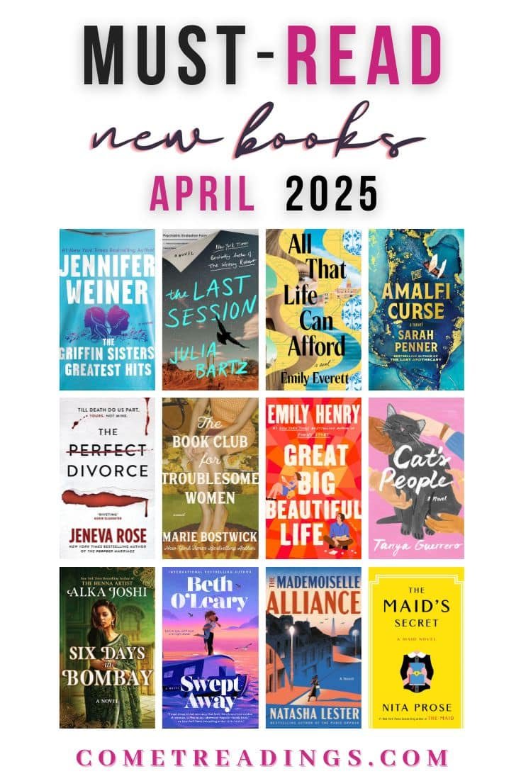 The Amazing List of April 2025 Book Releases