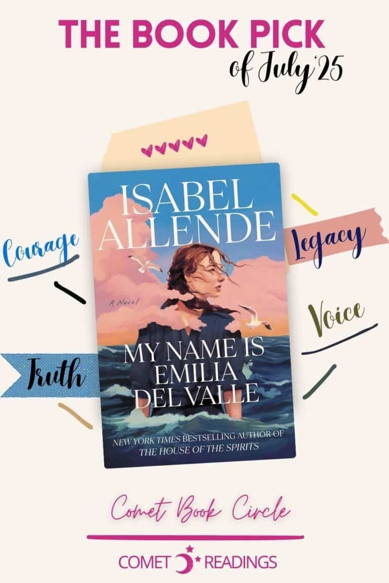 JULY '25 BOOK PICK- COMET BOOK CIRCLE