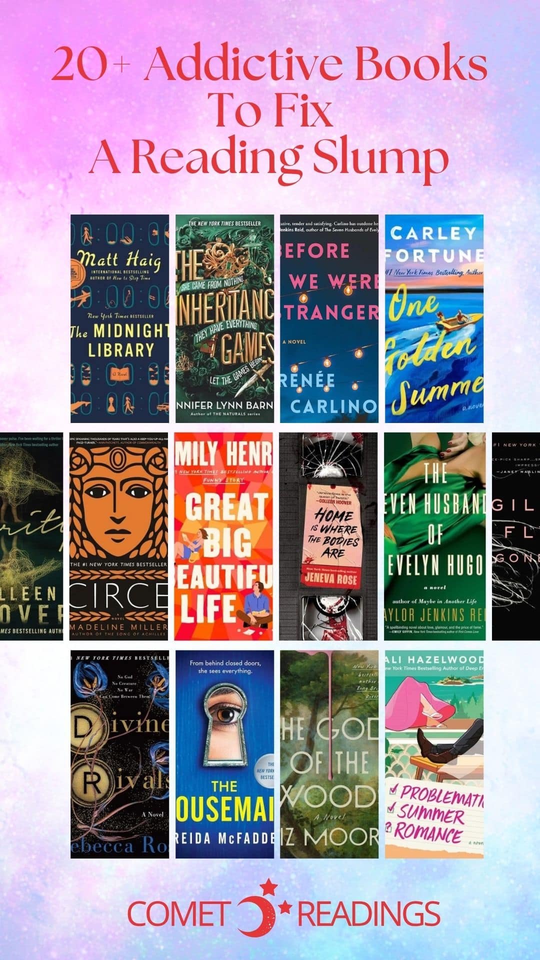20+ Favorite Books to Get Out of a Reading Slump 20+ Favorite Books to Get Out of a Reading Slump