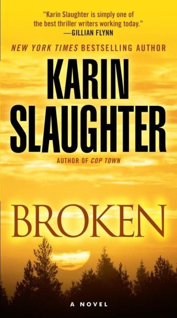 Broken book cover